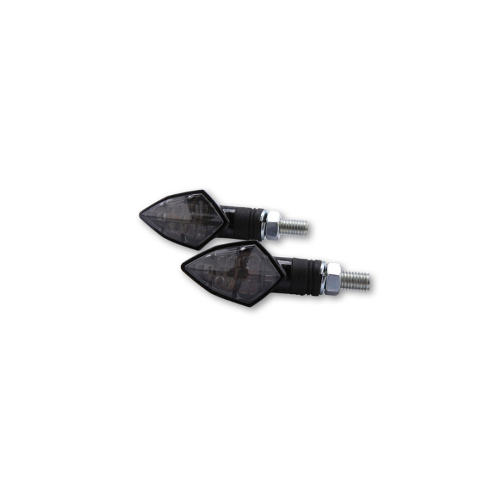 Clignotant LED Highsider smart Rock homologué - verre fumé - la paire 203-043