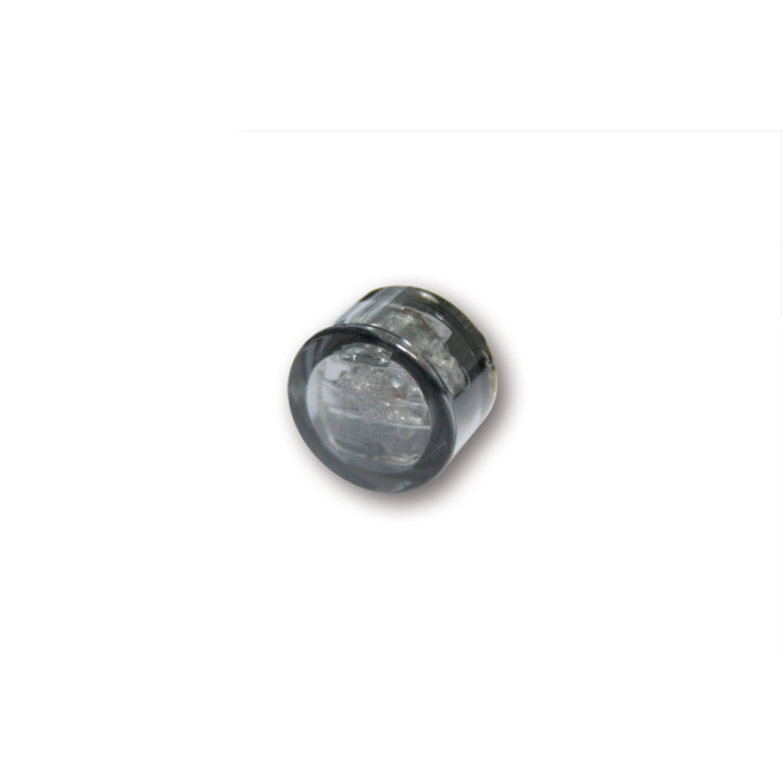Clignotant LED Highsider smart Micro Pin homologué - verre fumé - la paire