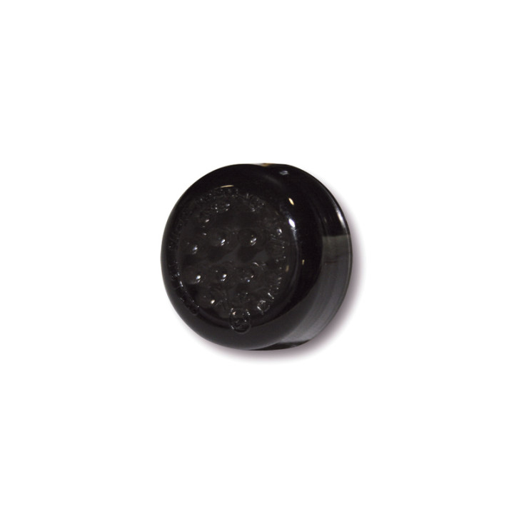 Clignotant LED Highsider smart Micro Disc homologué - verre fumé - la paire