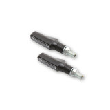 Feu arrière/clignotant LED Highsider smart Shorty Fin 3en1 homologué - verre fumé - la paire