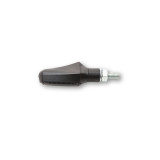 Feu arrière/clignotant LED Highsider smart Shorty Fin 3en1 homologué - verre fumé - la paire
