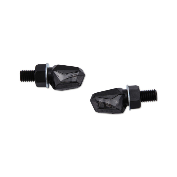 Clignotant LED Highsider smart Tiny homologué - verre fumé - la paire