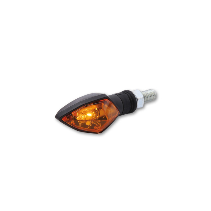 Clignotant Highsider smart Rock Mini homologué - verre orange - la paire