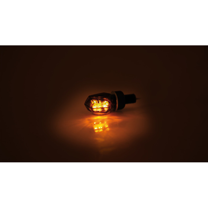 Clignotant LED Highsider smart Tiny homologué - verre fumé - la paire
