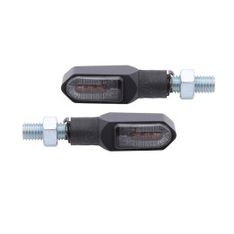 Clignotant/feu de position LED Highsider smart Namiko-TS 2en1 homologué - verre fumé - la paire