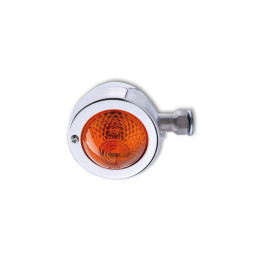 Clignotant Highsider smart Bullet Pike homologué - verre orange - l'unité