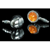 Clignotant Highsider smart Bullet Pike homologué - verre orange - l'unité