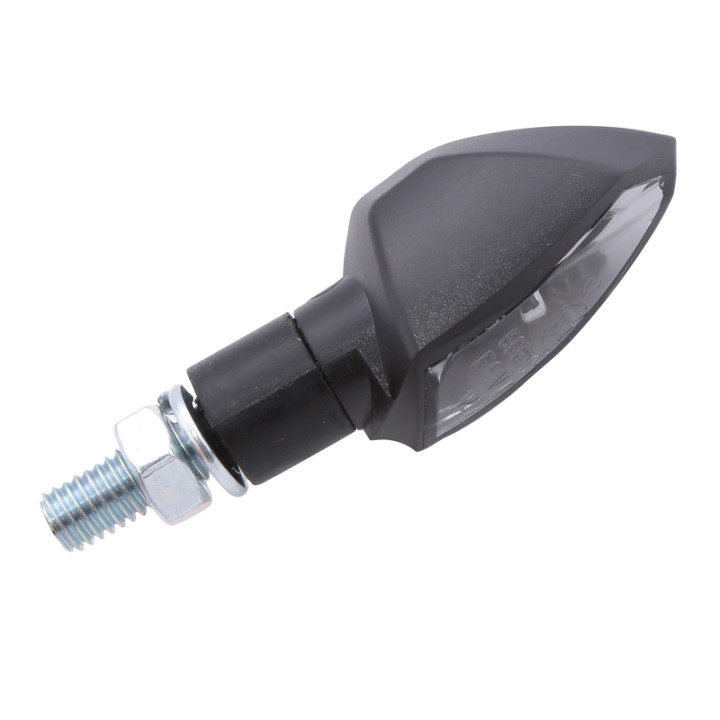 Clignotant LED Highsider smart Shield-TS homologué - verre fumé - la paire