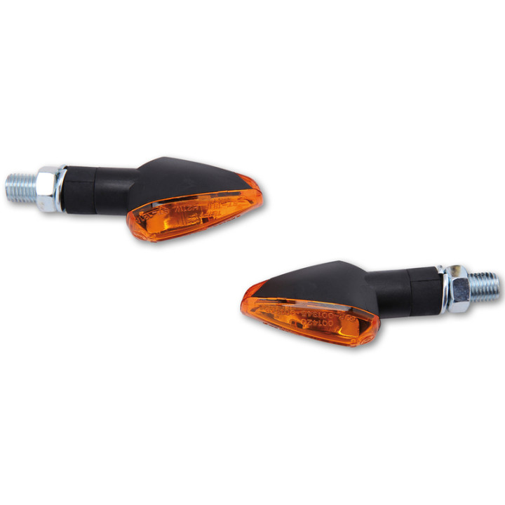 Clignotant Highsider smart Peak homologué - verre orange - la paire 203-894