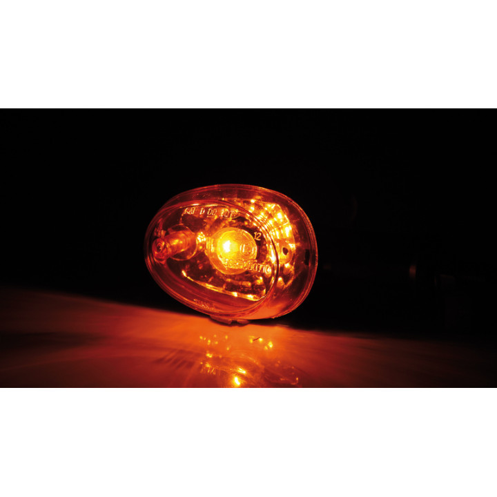 Clignotant Highsider smart homologué - verre orange - la paire