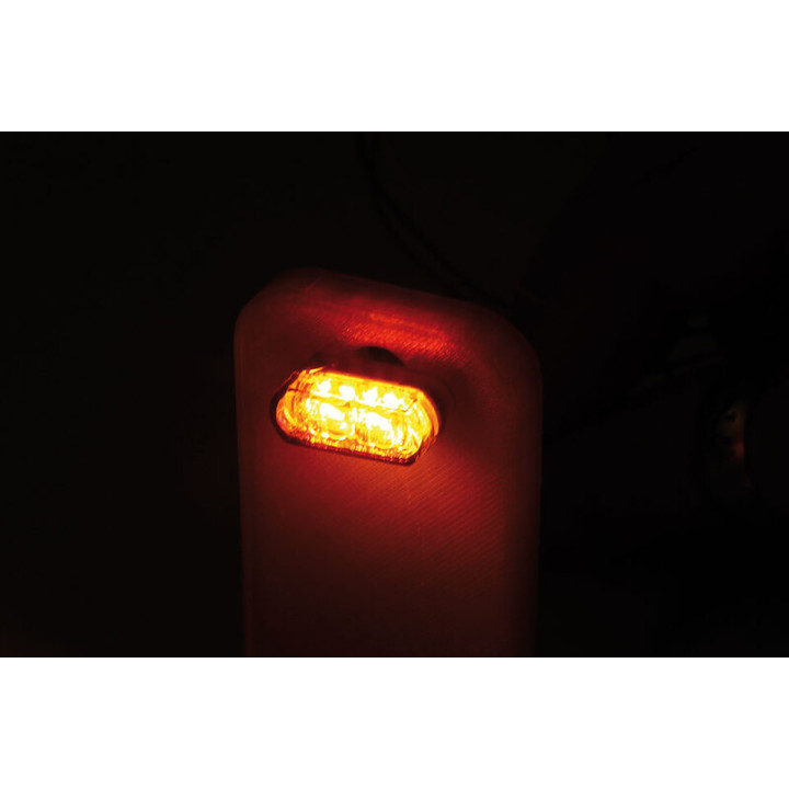 Feu arrière/clignotant Highsider smart Module 1 Pro 3en1 homologué - verre fumé - la paire