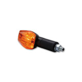Highsider smart IMOLA 1 Bulb Mini Indicator Body Black / Lens Orange (Pair), Front & Rear YG-9013-L-BK