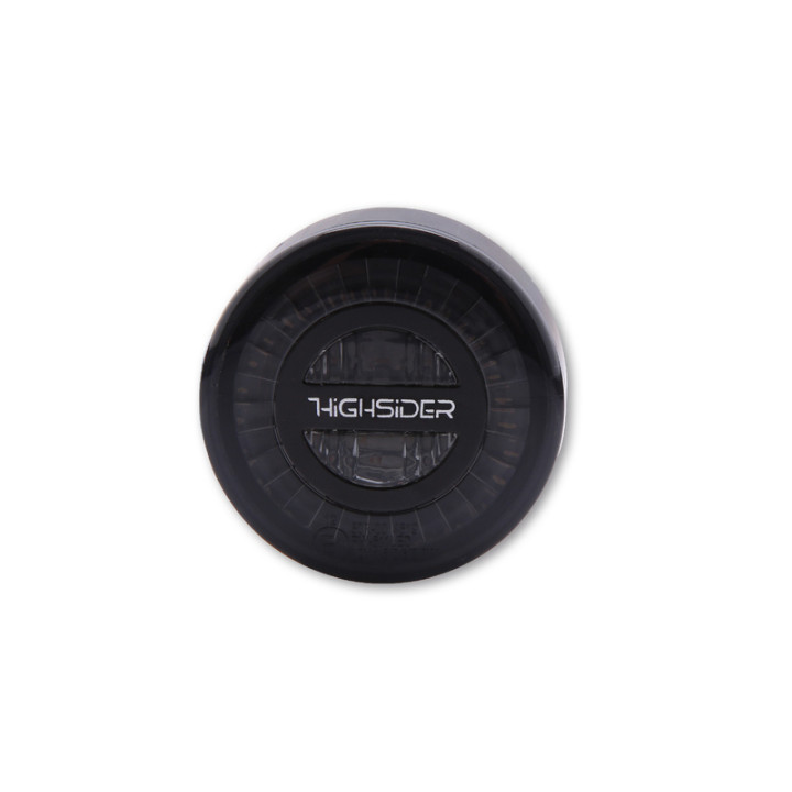 Feu arrière/clignotant LED Highsider pro Rocket Module 3en1 homologué - verre fumé - la paire