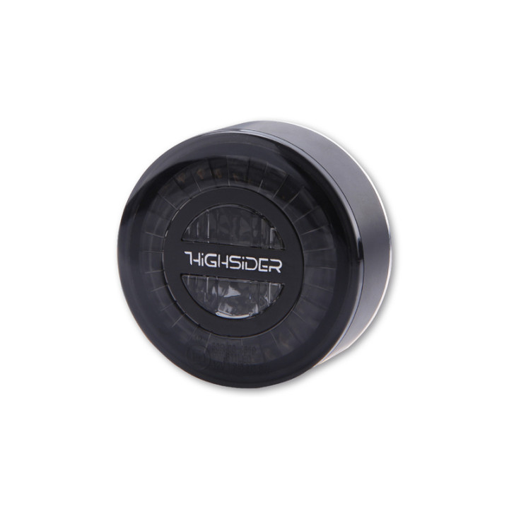 Feu arrière/clignotant LED Highsider pro Rocket Module 3en1 homologué - verre fumé - la paire