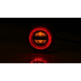 Feu arrière/clignotant LED Highsider pro Rocket Module 3en1 homologué - verre fumé - la paire
