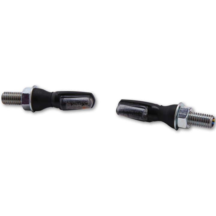 Feu arrière/clignotant LED Highsider smart Spark 3en1 homologué - verre fumé - la paire