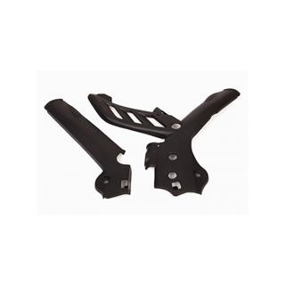 Protège cadre UFO noir KTM 1055811 | Oxmoto