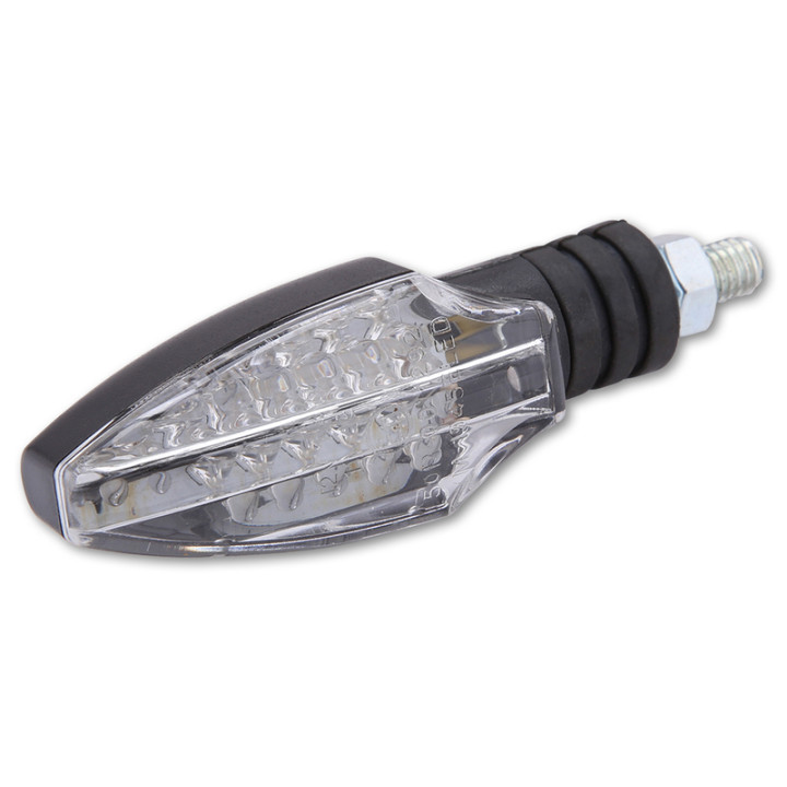 Clignotant LED Highsider smart COMO - noir | Oxmoto