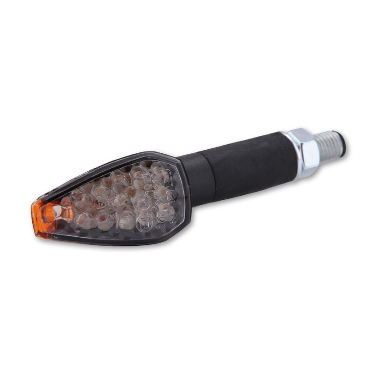 Clignotants LED Highsider smart PEAK - noir | Oxmoto