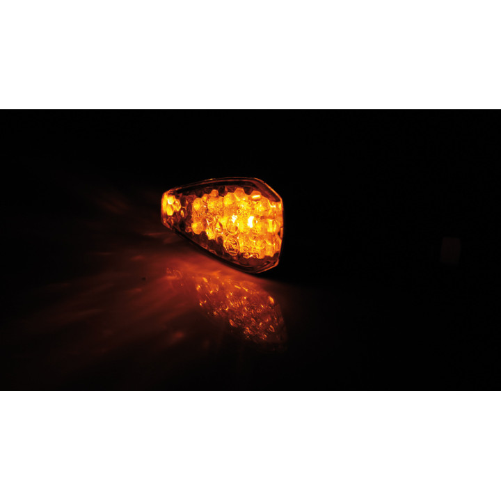 Clignotants LED Highsider smart PEAK - noir | Oxmoto