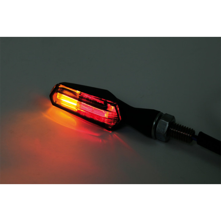 Clignotant LED Highsider smart SCURO 3in1 feu arrière/feu de stop - verres teintés