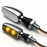 Clignotant LED Highsider pro BLAZE - chromé | Oxmoto