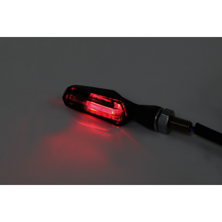 Clignotant LED Highsider smart SCURO 3in1 feu arrière/feu de stop - verres teintés