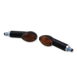 Clignotant LED Highsider smart CATEYE - noir | Oxmoto