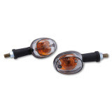 Clignotants Highsider smart OVAL - orange | Oxmoto