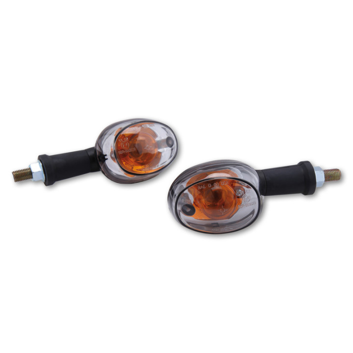 Clignotants Highsider smart OVAL - orange | Oxmoto