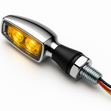 Clignotant LED Highsider pro BLAZE - chromé | Oxmoto