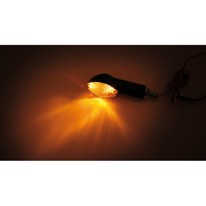 Clignotant LED Highsider smart CATEYE - noir | Oxmoto