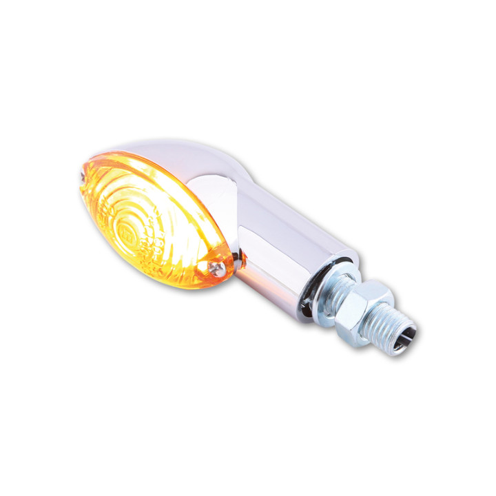 Clignotant LED Highsider smart CATEYE - chromé | Oxmoto