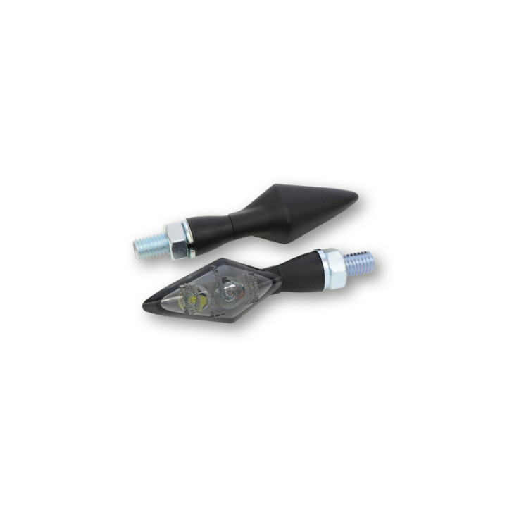 Clignotant et feux de position LED Highsider pro PEN HEAD DOUBLE 2in1 - noir