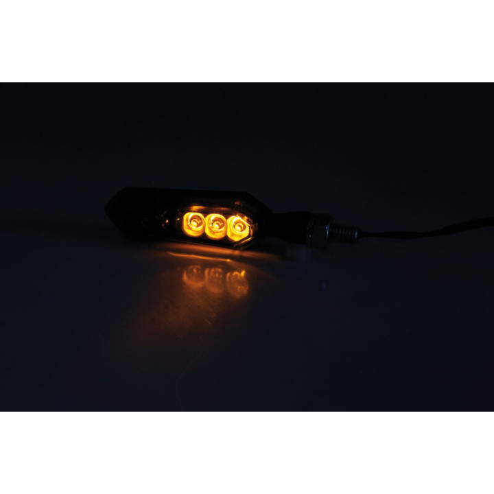 Clignotant séquentiel LED Highsider smart SORA - noir/teinté