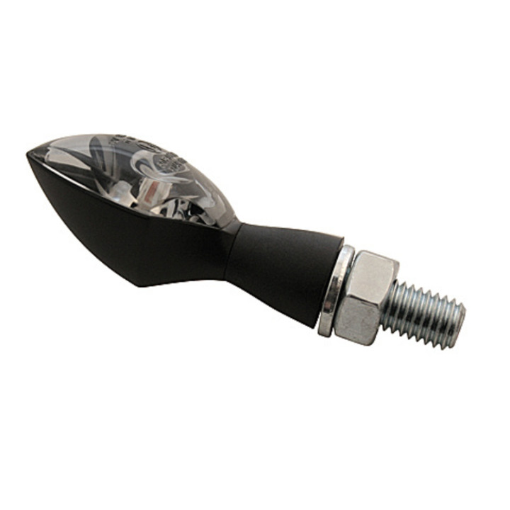 Clignotants LED Highsider pro - Pen Head - noir/fumé - homologué E - la paire