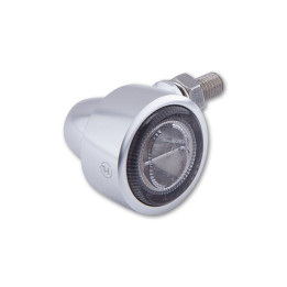 Clignotants LED Highsider pro - Classic-X1 - argent/fumé - homologué E - la paire