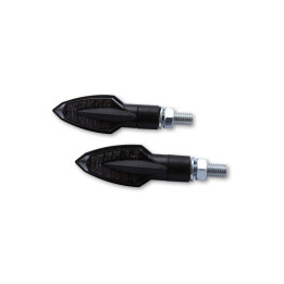 Clignotant LED Highsider smart Vinci homologué - verre fumé - la paire