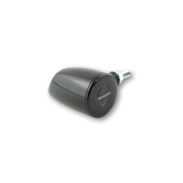 Feux arrière/clignotants LED Highsider pro - Rocket Classic - noir/fumé - 3en1 - homologué E - la paire