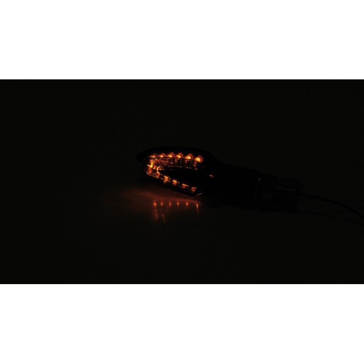 Clignotant LED Highsider smart Vinci homologué - verre fumé - la paire
