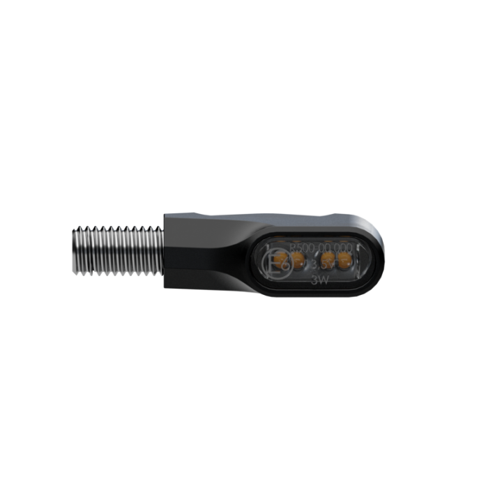 Clignotants LED pour embout de guidon Highsider pro Ventura-X – noir mat – la paire
