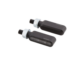 Clignotant LED Highsider pro Stealth-X Bronx homologué - verre fumé - la paire