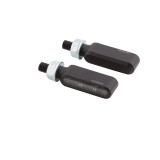 Clignotant LED Highsider pro Stealth-X Bronx homologué - verre fumé - la paire