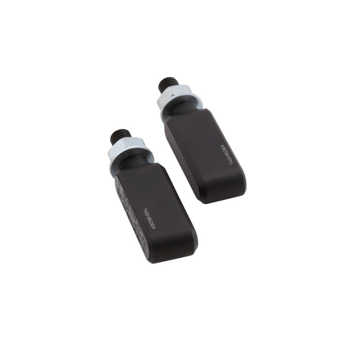 Clignotant LED Highsider pro Stealth-X Bronx homologué - verre fumé - la paire