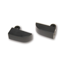Supports de clignotant Highsider pro - noir - la paire