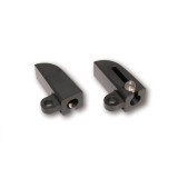 Supports de clignotant Highsider pro - noir - la paire