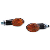 Clignotant Highsider smart Cateye Mini homologué - verre orange - la paire