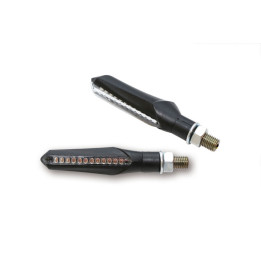 Clignotant séquentiel LED Highsider smart Run homologué - verre fumé - la paire