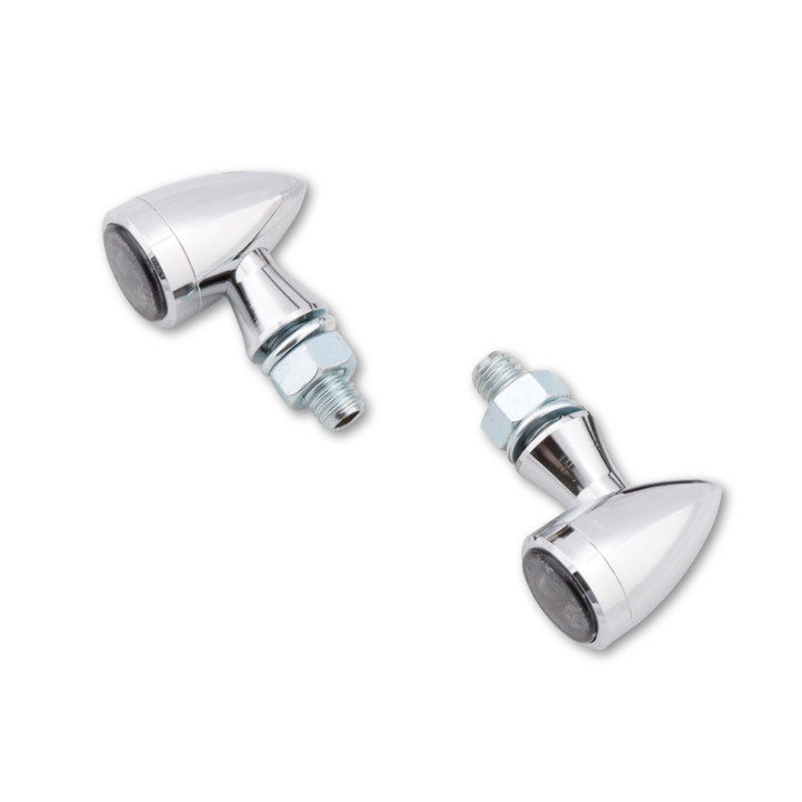 Clignotant LED Highsider smart Sixteen Bullet homologué - verre fumé - la paire 204-374