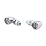 Clignotant LED Highsider smart Sixteen Bullet homologué - verre fumé - la paire 204-374